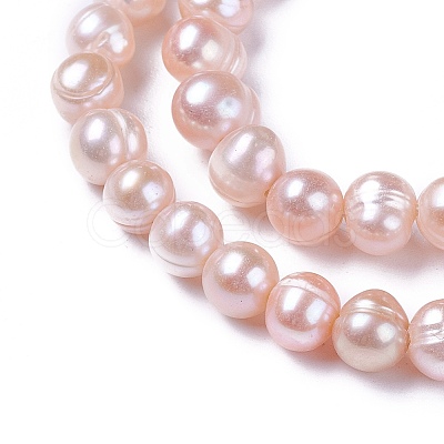 Natural Cultured Freshwater Pearl Beads Strands PEAR-L021-17C-01A-1