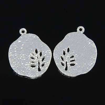 Tibetan Style Alloy Pendants TIBEP-A14120-S-LF-1