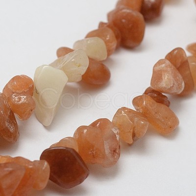 Natural Red Aventurine Beads Strands X-G-F328-09-1