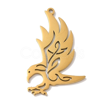 304 Stainless Steel Pendants STAS-U010-18G-1