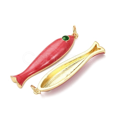 Brass Pendants KK-D019-29C-01G-1
