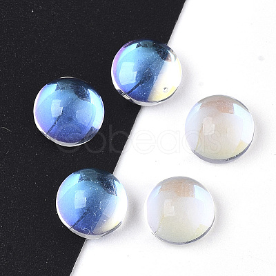 Transparent Glass Cabochons LS-EGLA-N004-03D-01-1