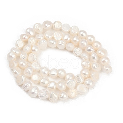 Natural Cultured Freshwater Pearl Beads Strands PEAR-P064-19G-05A-02-1