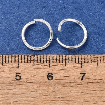 Brass Open Jump Rings KK-G604-08S-06-1