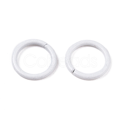 100Pcs Baking Paint Zinc Alloy Open Jump Rings FIND-WH0032-85A-03-1