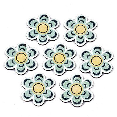 Printed Basswood Pendants LS-X-WOOD-N006-37-1