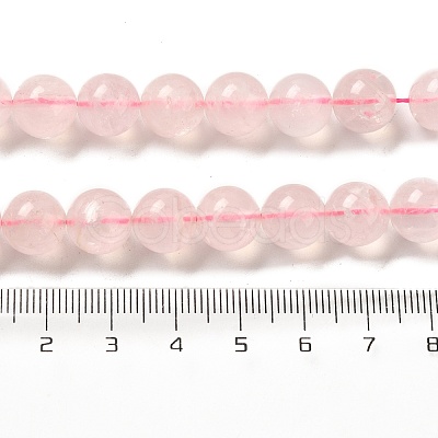 Natural Rose Quartz Beads Strands G-Z047-C03-07-1