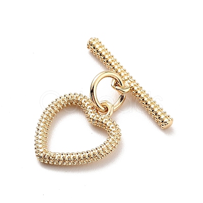 Rack Plating Brass Toggle Clasps KK-E034-07LG-1