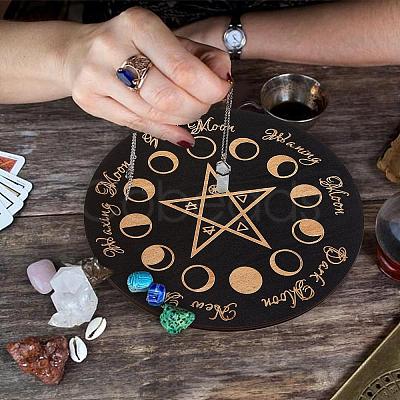 DIY Star Pattern Pendulum Board Dowsing Divination Making Kit DIY-CN0002-36-1