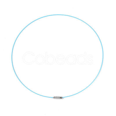 Stainless Steel Wire Necklace Cord DIY Jewelry Making TWIR-R003-14-1