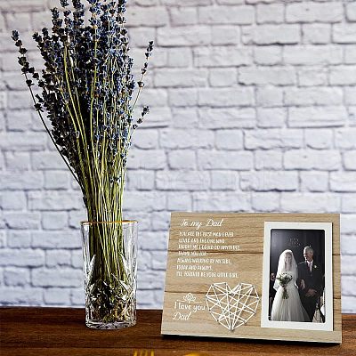 MDF Photo Frame DJEW-WH0036-006-1