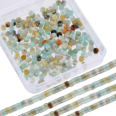 SUNNYCLUE 2 Strands Natural Flower Amazonite Beads Strands G-SC0002-72A-1