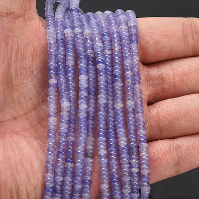 Natural White Jade Beads Strands G-L635-A02-4x2mm-01-1