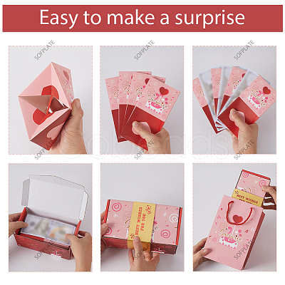 Birthday Cardboard DIY Surprise Gift Box Creative Bounce Boxes Sets DIY-WH20031-064C-1