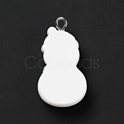 Christmas Opaque Resin Pendants RESI-G043-A02-1