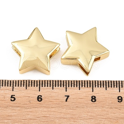 Brass Slide Charms KK-H292-48G-01-1