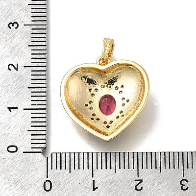 Barss Rhinestone Pendants KK-V002-08G-03-1