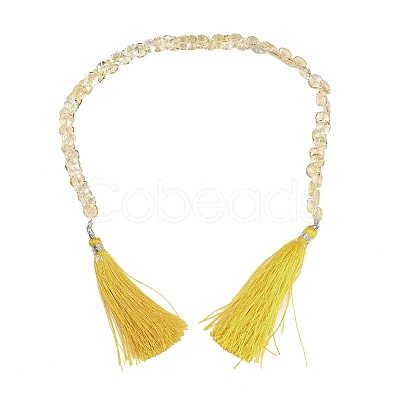 Heated Natural Citrine Beads Strands G-Z152-B02-01-1