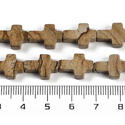 Natural Picture Jasper Beads Strands G-I369-A05-01-1
