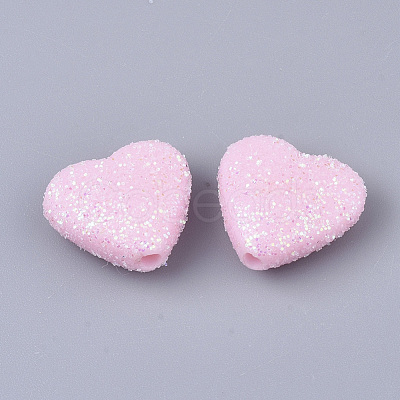 Opaque Acrylic Beads X-MACR-T033-07B-1