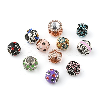 Alloy European Beads MPDL-S066-045-1