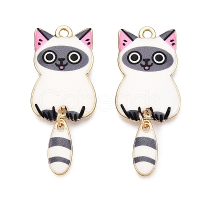 Alloy Enamel Pendants FIND-Q102-12B-1