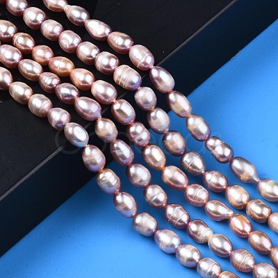 Natural Cultured Freshwater Pearl Beads Strands X-PEAR-N012-06A-1
