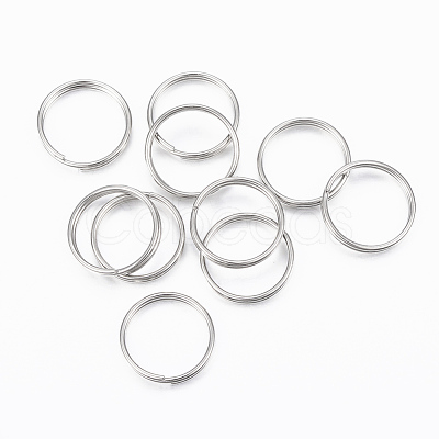 Tarnish Resistant 304 Stainless Steel Split Rings STAS-H413-06P-B-1