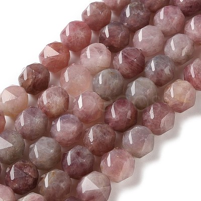 Natural Purple Madagascar Rose Quartz Beads Strands GG-CBABD99-05-1