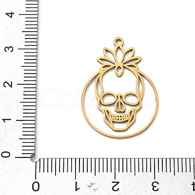 201 Stainless Steel Pendants SA-CBA6FBD-02G-1