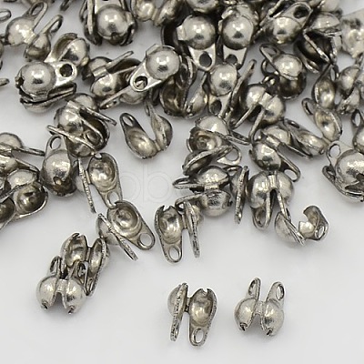 Tarnish Resistant 304 Stainless Steel Bead Tips STAS-Q002-1-1