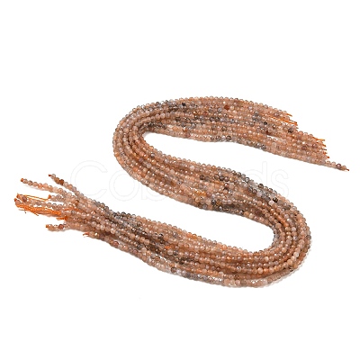 Gradient Natural Multi-Moonstone Beads Strands GG-CBA2E9C-A01-3mm-1