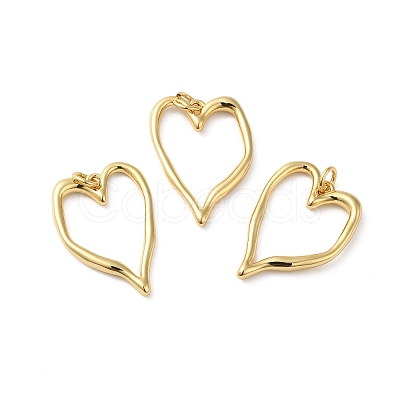 Rack Plating Brass Pendants KK-O142-24G-1