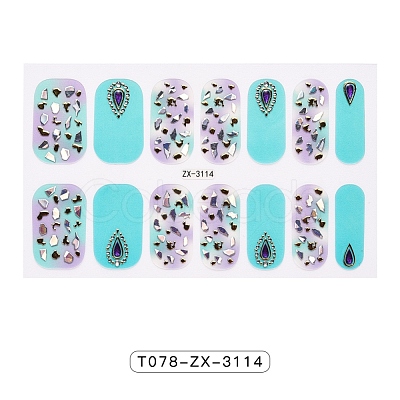 Full Cover Nail Stickers MRMJ-T078-ZX-3114-1