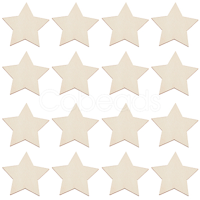 50Pcs Wood Cutouts DIY-SP0004-64A-01-1