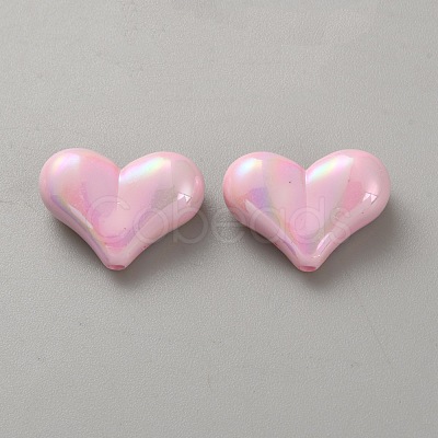 10Pcs Opaque Acrylic Beads SACR-WH0008-020C-1