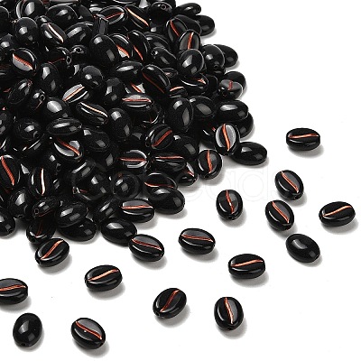 Opaque Acrylic Beads OACR-Z030-01G-1