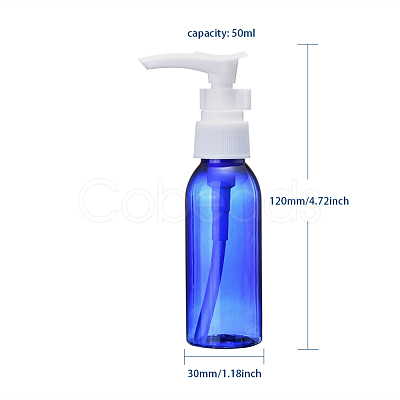50ml Refillable PET Plastic Empty Pump Bottles for Liquid Soap TOOL-Q024-01A-02-1