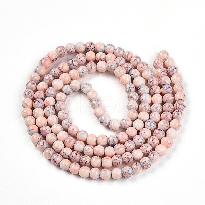 Baking Paint Glass Beads X1-DGLA-N003-6mm-C02-1