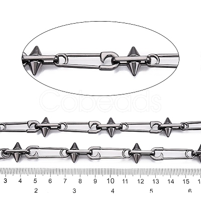 Alloy Paperclip Chains with Rivet LCHA-T001-17B-1