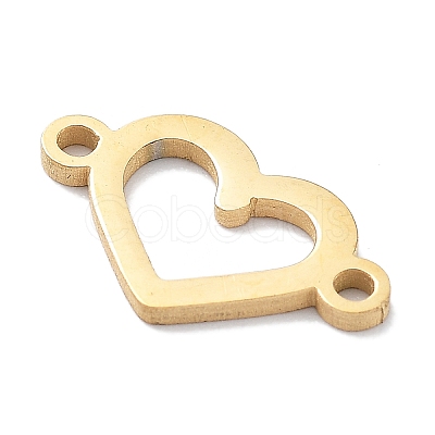 304 Stainless Steel Hollow Connector Charms STAS-R003-05G-1