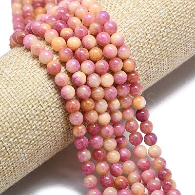 Natural Malaysia Jade Beads Strands G-L645-A01-6mm-32-1