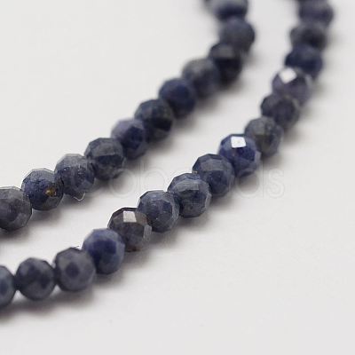 Natural Sapphire Bead Strands X-G-P271-3mm-13-1