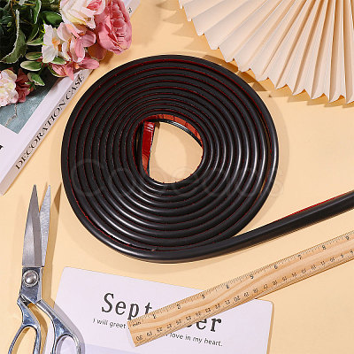 Self Adhesive Semicircular Hard PVC Cable Cover AJEW-WH0886-24B-1