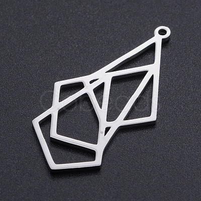 Non-Tarnish 201 Stainless Steel Pendants STAS-N090-JN791-1-1