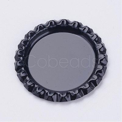 Iron Cabochon Settings IFIN-G067-07J-1