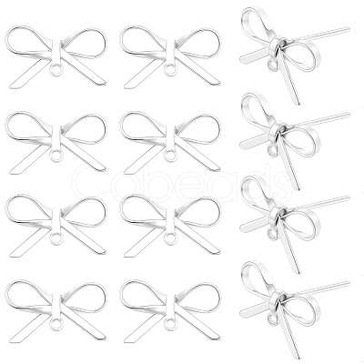 14Pcs Brass Stud Earring Findings KK-BBC0028-66S-1