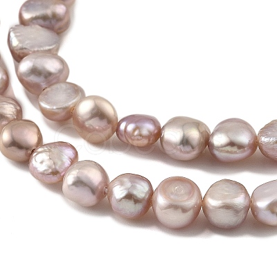 Natural Cultured Freshwater Pearl Beads Strands PEAR-A006-04C-1