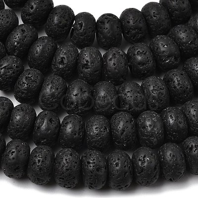 Natural Lava Rock Beads Strands G-A280-A18-02-1