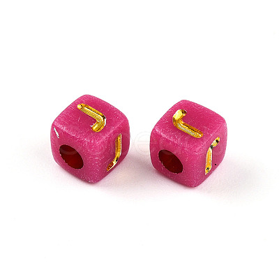 Plating Acrylic Beads OACR-N140-01A-J-1